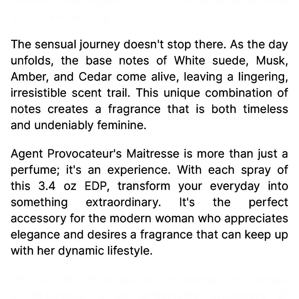 Agent Provocateur Maitresse Eau de Parfum Spray - Picture 6 of 15